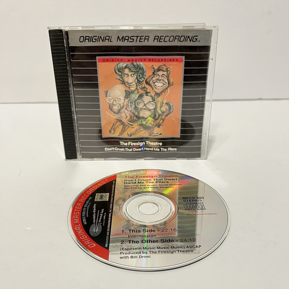 The Firesign Theatre-"Don't Crush That Dwarf, Hand Me… CD, 1970 Original MOFI